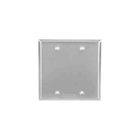 Abb RECEPTACLE COVER, TWO GANG, WEATHERPROOF, SILVER, ALUMINUM 2CCB